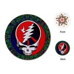 Grateful Dead Pattern Playing Cards Single Design (round) by Mog4mog4