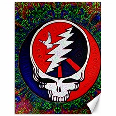 Grateful Dead Pattern Canvas 12  X 16  by Mog4mog4