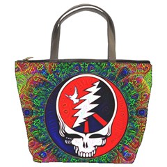 Grateful Dead Pattern Bucket Bag by Mog4mog4