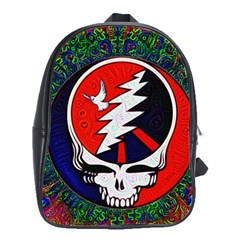 Grateful Dead Pattern School Bag (large) by Mog4mog4