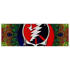 Grateful Dead Pattern Banner And Sign 9  X 3  by Mog4mog4