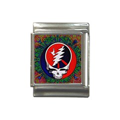 Grateful Dead Pattern Italian Charm (13mm)