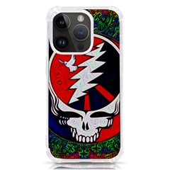 Grateful Dead Pattern Iphone 14 Pro Tpu Uv Print Case