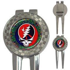 Grateful Dead Pattern 3-in-1 Golf Divots