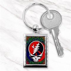 Grateful Dead Pattern Key Chain (rectangle) by Mog4mog4