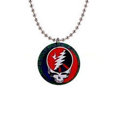 Grateful Dead Pattern 1  Button Necklace by Mog4mog4