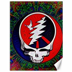 Grateful Dead Pattern Canvas 36  X 48 