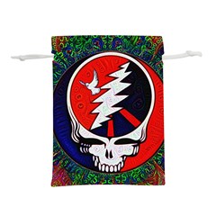 Grateful Dead Pattern Lightweight Drawstring Pouch (l)