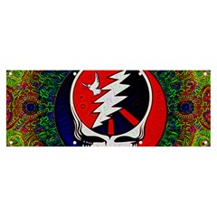 Grateful Dead Pattern Banner And Sign 8  X 3  by Mog4mog4