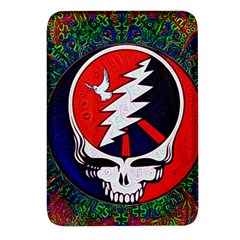 Grateful Dead Pattern Rectangular Glass Fridge Magnet (4 Pack) by Mog4mog4