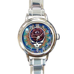 Grateful Dead Ahead Of Their Time Round Italian Charm Watch by Mog4mog4