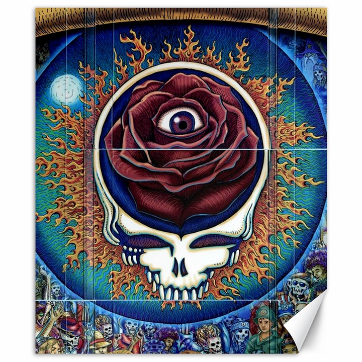 Grateful Dead Ahead Of Their Time Canvas 8  x 10 