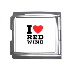 I Love Red Wine Mega Link Italian Charm (18mm) by ilovewhateva