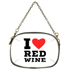 I Love Red Wine Chain Purse (one Side) by ilovewhateva