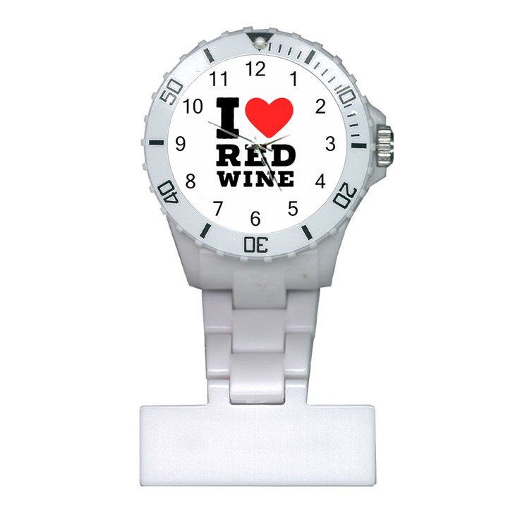 I love red wine Plastic Nurses Watch