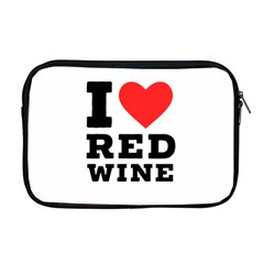 I Love Red Wine Apple Macbook Pro 17  Zipper Case by ilovewhateva