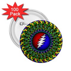 Grateful Dead 2 25  Buttons (100 Pack)  by Mog4mog4