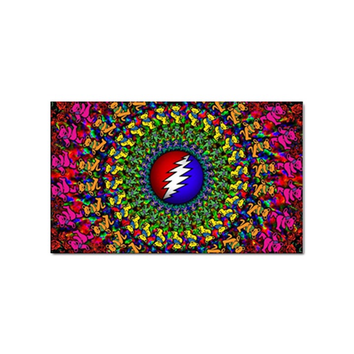 Grateful Dead Sticker Rectangular (10 pack)