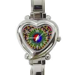 Grateful Dead Heart Italian Charm Watch