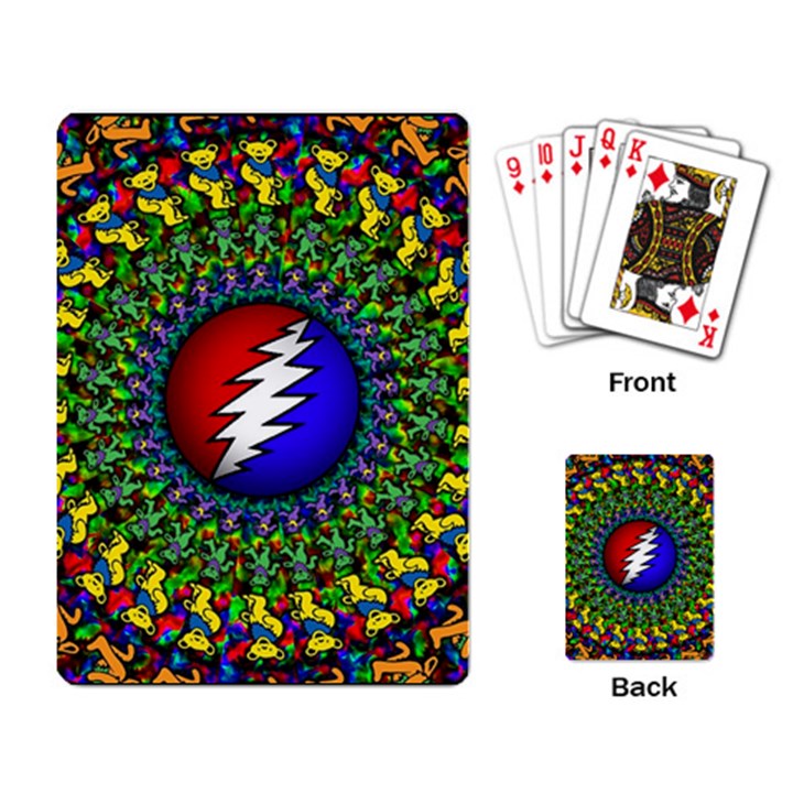 Grateful Dead Playing Cards Single Design (Rectangle)