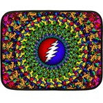 Grateful Dead Two Sides Fleece Blanket (Mini) 35 x27  Blanket Front