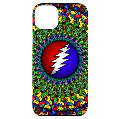 Grateful Dead Iphone 14 Plus Black Uv Print Case