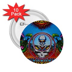 Grateful Dead Wallpapers 2 25  Buttons (10 Pack)  by Mog4mog4