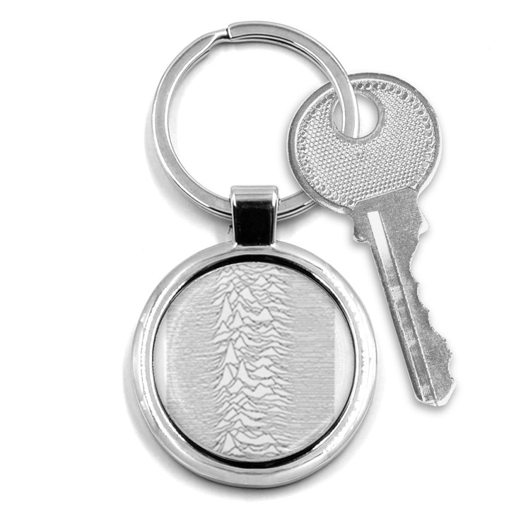 Joy Division Unknown Pleasures Post Punk Key Chain (Round)