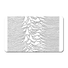 Joy Division Unknown Pleasures Post Punk Magnet (rectangular) by Mog4mog4