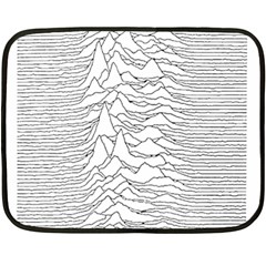 Joy Division Unknown Pleasures Post Punk Fleece Blanket (mini) by Mog4mog4