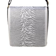 Joy Division Unknown Pleasures Post Punk Flap Closure Messenger Bag (l) by Mog4mog4