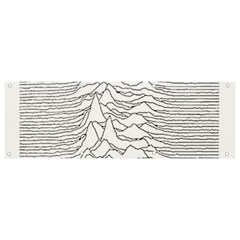 Joy Division Unknown Pleasures Post Punk Banner And Sign 9  X 3  by Mog4mog4