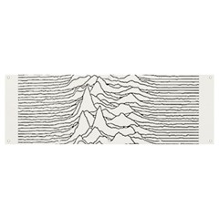 Joy Division Unknown Pleasures Post Punk Banner And Sign 12  X 4  by Mog4mog4