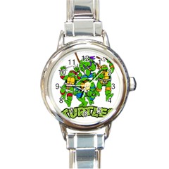 Teenage Mutant Ninja Turtles Round Italian Charm Watch by Mog4mog4