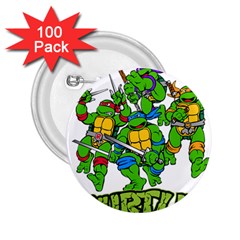 Teenage Mutant Ninja Turtles 2 25  Buttons (100 Pack)  by Mog4mog4