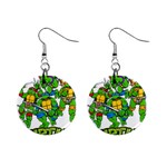 Teenage Mutant Ninja Turtles Mini Button Earrings Front