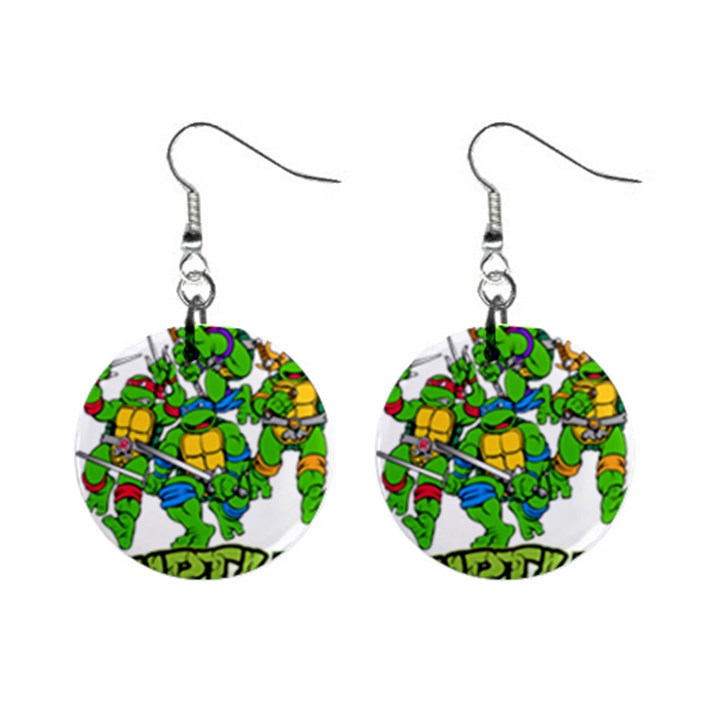 Teenage Mutant Ninja Turtles Mini Button Earrings