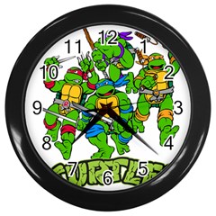 Teenage Mutant Ninja Turtles Wall Clock (black) by Mog4mog4