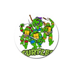 Teenage Mutant Ninja Turtles Magnet 3  (round) by Mog4mog4