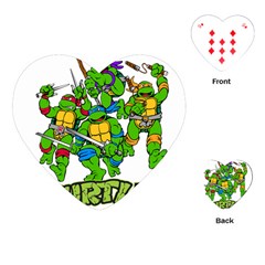 Teenage Mutant Ninja Turtles Playing Cards Single Design (heart)