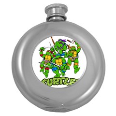 Teenage Mutant Ninja Turtles Round Hip Flask (5 Oz) by Mog4mog4