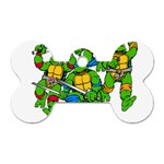 Teenage Mutant Ninja Turtles Dog Tag Bone (Two Sides) Front