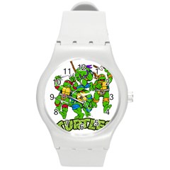 Teenage Mutant Ninja Turtles Round Plastic Sport Watch (m) by Mog4mog4