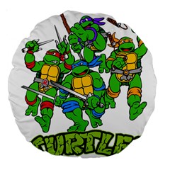 Teenage Mutant Ninja Turtles Large 18  Premium Round Cushions by Mog4mog4