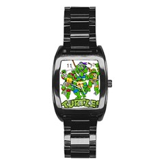 Teenage Mutant Ninja Turtles Stainless Steel Barrel Watch by Mog4mog4