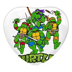 Teenage Mutant Ninja Turtles Heart Glass Fridge Magnet (4 Pack)