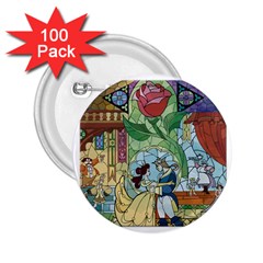 Beauty Stained Glass 2 25  Buttons (100 Pack)  by Mog4mog4