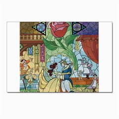 Beauty Stained Glass Postcard 4 x 6  (pkg Of 10) by Mog4mog4