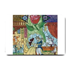 Beauty Stained Glass Small Doormat by Mog4mog4