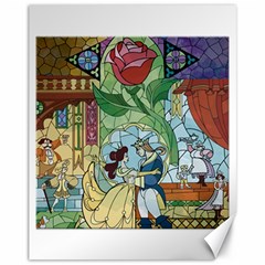 Beauty Stained Glass Canvas 11  X 14  by Mog4mog4